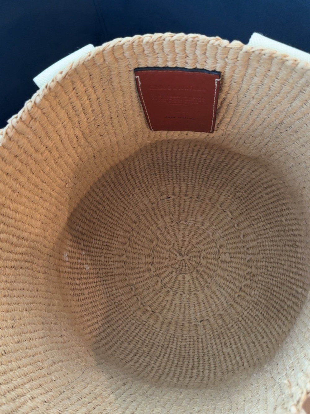 Chloe woven raffia beach bag - Picture 6 of 10